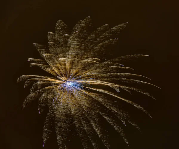 Fuochi Artificio Festivi Anno Nuovo — Foto Stock