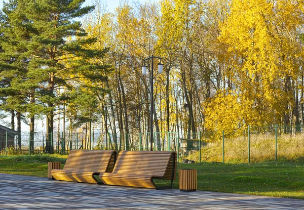 Citadel Snelweg Stad Kronstadt Rusland Oktober 2021 Openbaar Park Island — Stockfoto