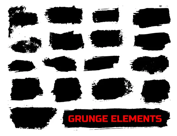 Grunge pankart seti.