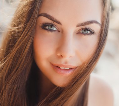 Yaz tatili güzel kadın