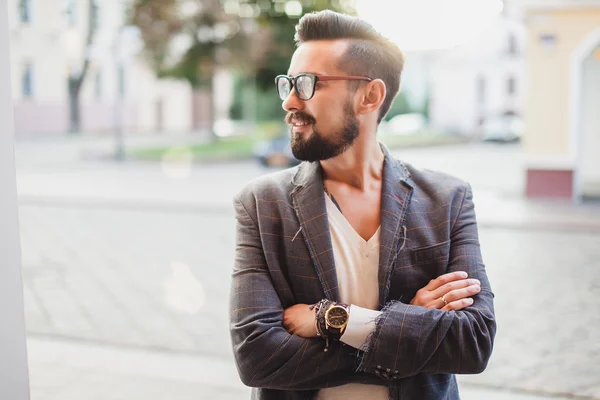 Jovem com barba — Fotografia de Stock