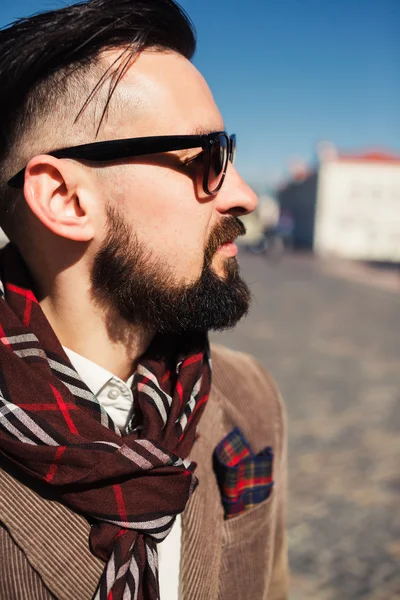 Joven con barba — Foto de Stock