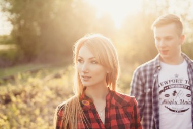 Ormandaki güzel Çift