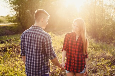 Ormandaki güzel Çift