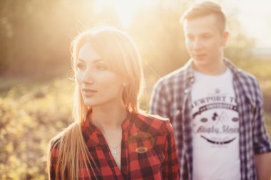 Ormandaki güzel Çift