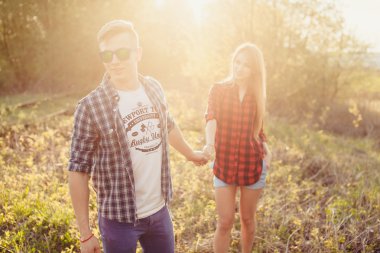 Ormandaki güzel Çift