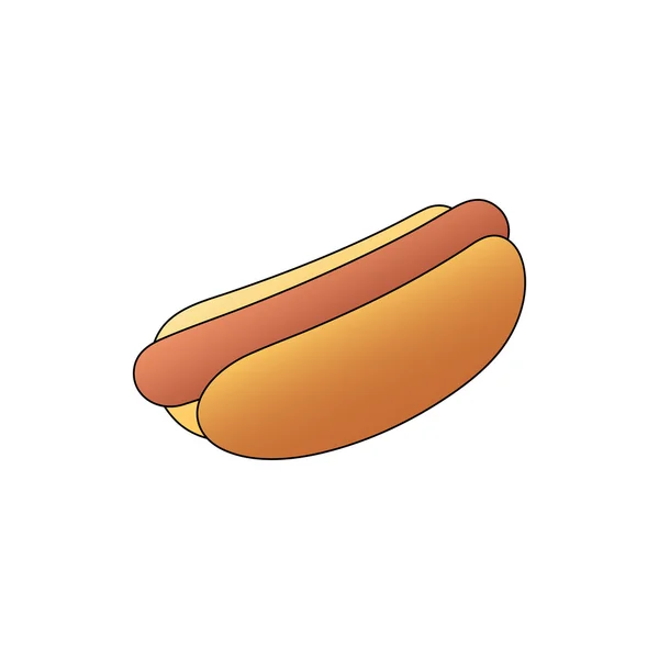 Hot Dog Restaurant de nourriture — Image vectorielle