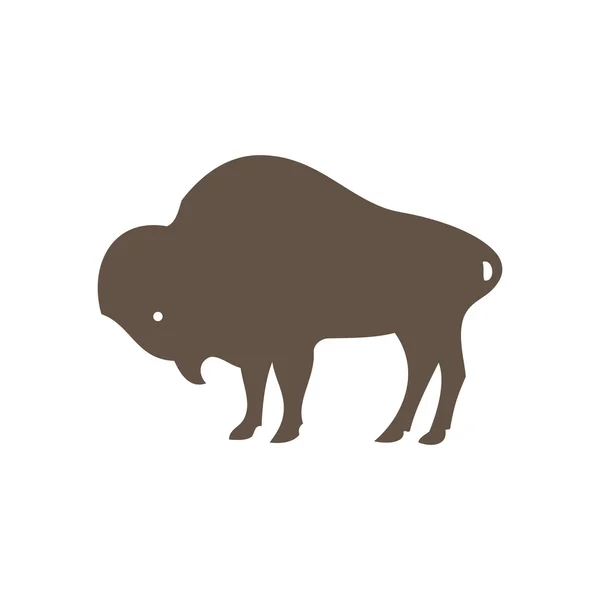 Buffalo býky a krávy — Stockový vektor