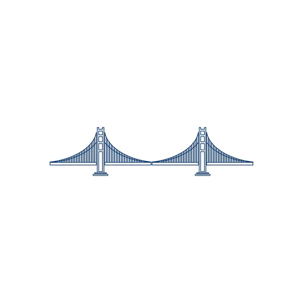 San Francisco-Brücke — Stockvektor