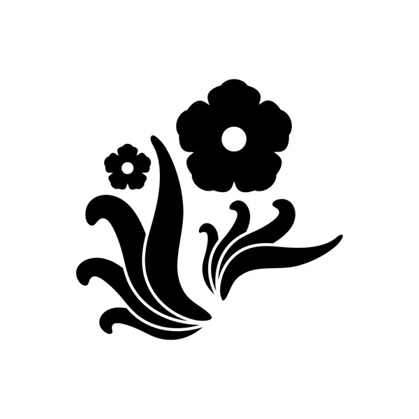 Тропічний татуювання квітка — стоковий вектор