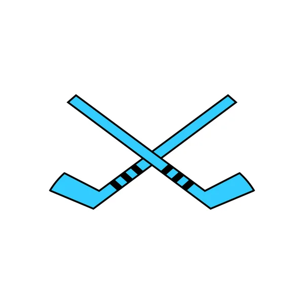 Hockey Stick team sporten — Stockvector
