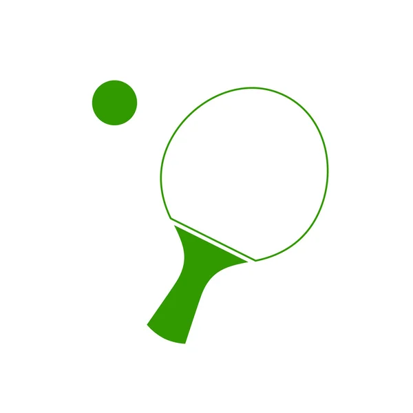 Raqueta de ping pong — Archivo Imágenes Vectoriales