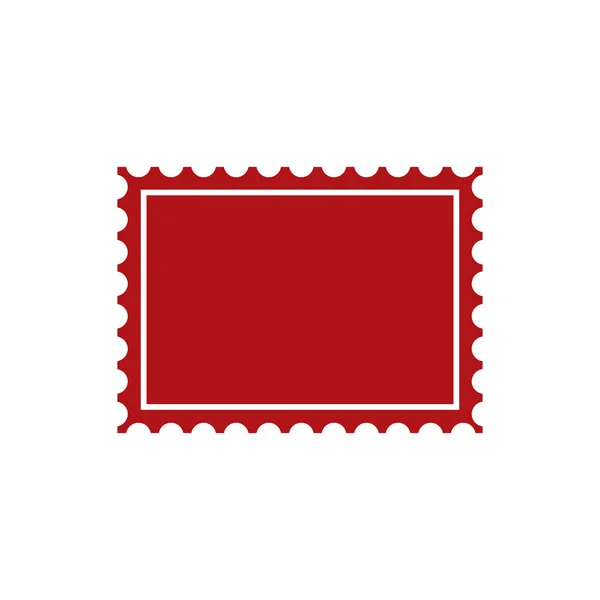 Post Stamp Postcard — Stock Vector