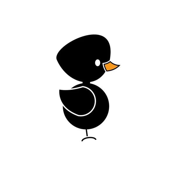 Ugly Duck Animals Cartoon — Stock Vector