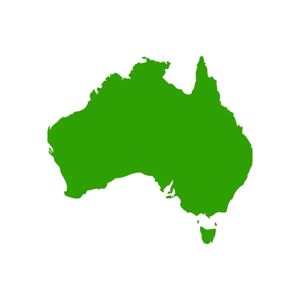 Карта Австралии — стоковый вектор