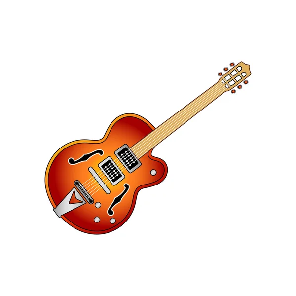Έξι κιθάρας String της χώρας — Διανυσματικό Αρχείο