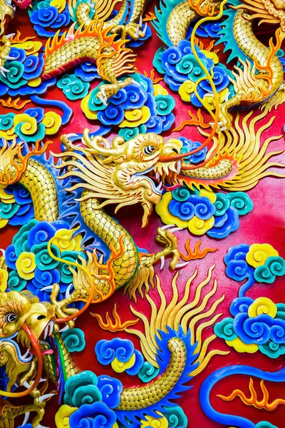 Όμορφη κινεζικό δράκο — Φωτογραφία Αρχείου