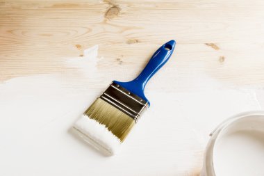 Fırça ve boya ahşap kurullarında