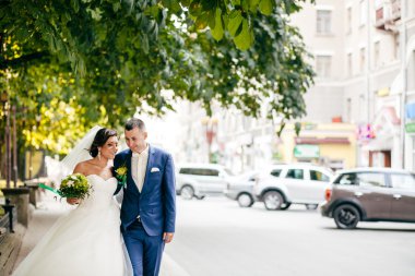 Gelin ve damat Park Düğün çekim