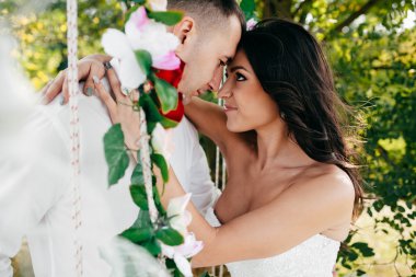 Gelin ve damat Park Düğün çekim