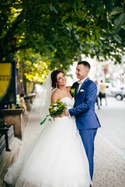 Gelin ve damat Park Düğün çekim