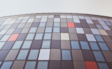 Modern duvar. Soyut mimari desen