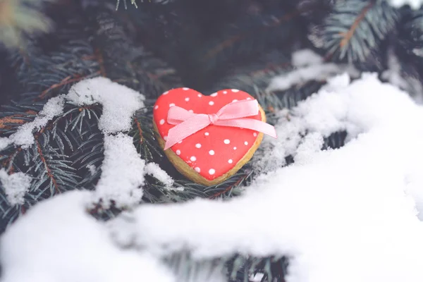 Red Heart Biscuit at the Evergreen Tree
