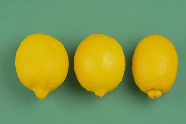 Három citrom kép — Stock Fotó