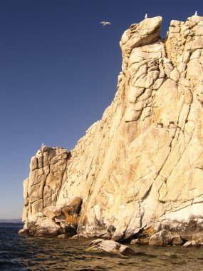 Sharga-Dagan Adası'nda Deniz Baykal.