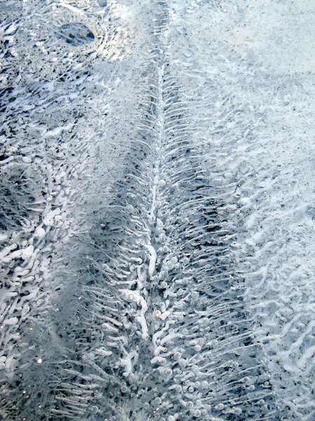 氷のクリスマス ツリー — ストック写真