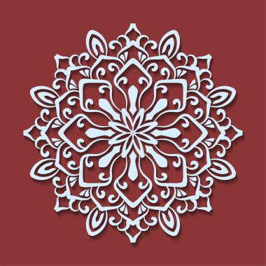 Mandala Süslemeleri, Çiçek Yuvarlak Dekorasyonları