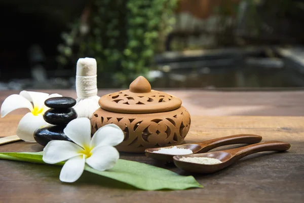 Wellness-Behandlung und Massage, Thailand, weicher Fokus — Stockfoto