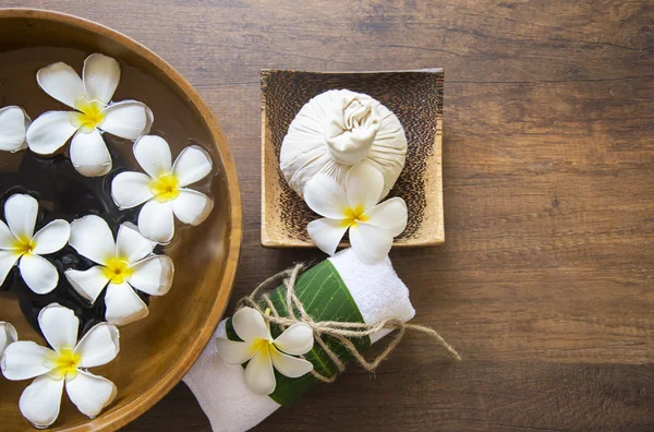 Spa-behandling och produkt för kvinnliga fot spa, Thailand. väljer du fokus — Stockfoto