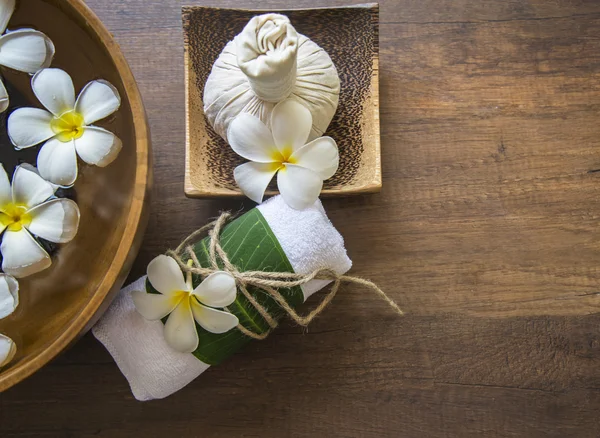 Kaplıca tedavisi ve kadın ayak spa, Tayland için ürün. odağı seçin — Stok fotoğraf