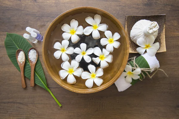 Kaplıca tedavisi ve kadın ayak spa, Tayland için ürün. odağı seçin — Stok fotoğraf