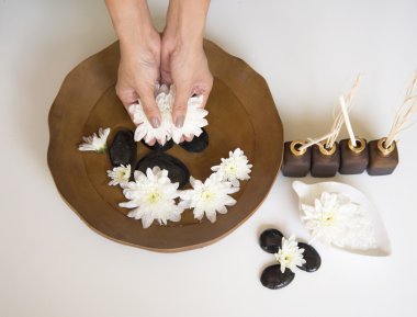 Kaplıca tedavisi ve kadın ayak ve el spa, Tayland için ürün. seçeneðini belirleyin ve yumuşak odak