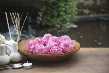 Spa tedavisi ve Masaj, Tayland, Thailand, yumuşak ve select odak