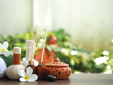 Spa Masaj, tedavi ve bitkisel topu, Tayland, Thailand, select ve yumuşak odak