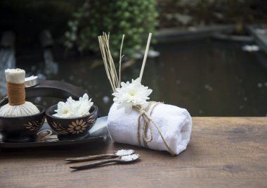 Spa tedavisi ve Masaj, Tayland, Thailand, yumuşak ve select odak