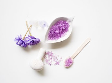 Spa ve masaj ahşap beyaz