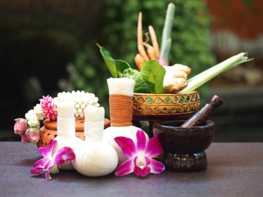 Top ve alternatif tıp ve dinlenme Thai Spa için bitkisel maddeler doğal Spa maddeler bitkisel sıkıştırmak