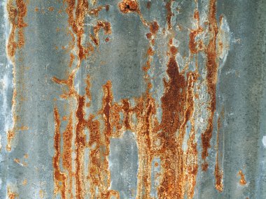 Eski paslı galvanizli