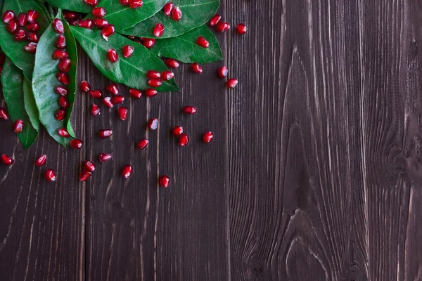 Olgun kırmızı nar tahıl