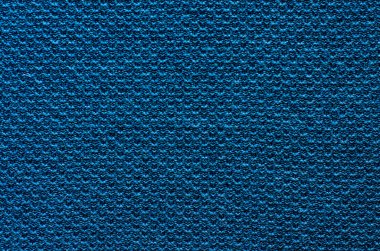 Dokuma yün ve Pamuk Kumaş doku arka plan mavi.