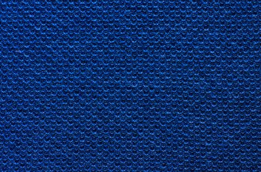 Yün ve Pamuk Kumaş doku arka plan koyu mavi dokuma.