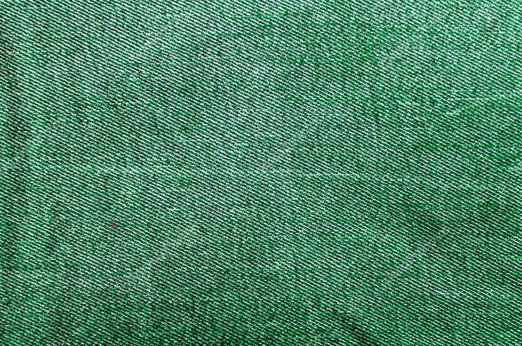 green denim fabric