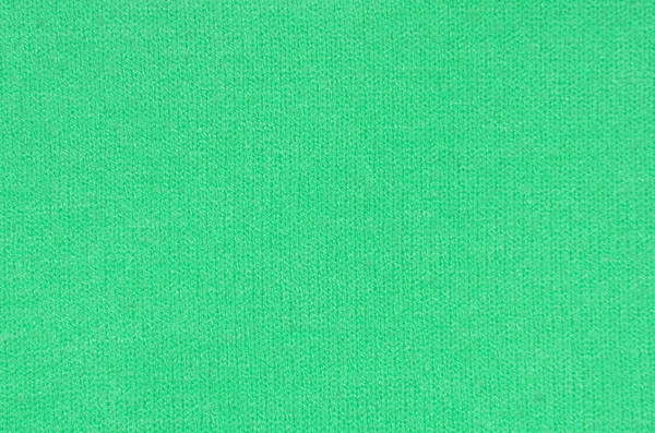 Soft emerald clothes fabric — Stock Photo, Image