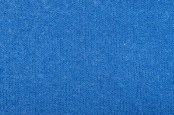 Soft blue wool and synthetic fabric — Stock Photo, Image