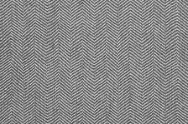 Zwart-wit visgraat wol stof structuurpatroon — Stockfoto