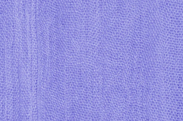 Μπλε μάλλινο υφαντό κασκόλ μοτίβο υφής — Φωτογραφία Αρχείου